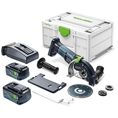Image of Festool Cordless Freehand Cutting System Dsc Agc 18 125 Fh 5,2 EBI Plus