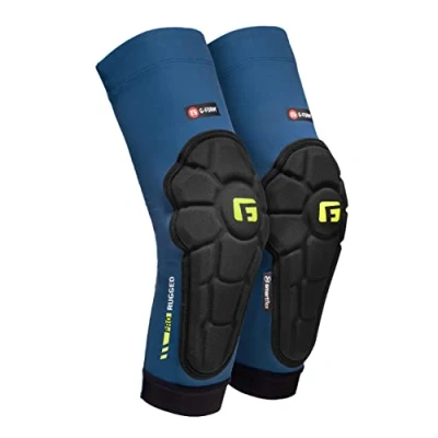Image of G Form Pro Rugged 2 MTB Elbow Guards Dirt Bike Gear Pads Storm Blue, Adult Small