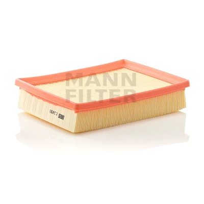 Image of 1444V0, 1444VY, 9642934280 Air Filter MANN C 2490 51mm 192mm 236mm Insert PEUGEOT: 306 Hatchback, Convertible