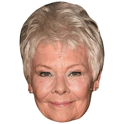 Image of Judi Dench (Make Up) Celebrity Mask, Flat Card Face, Fancy Dress Mask
