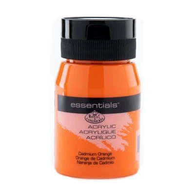 Image of Royal &amp; Langnickel RAA 5109 Essentials 500ml Acrylic Paint Cadmium Orange