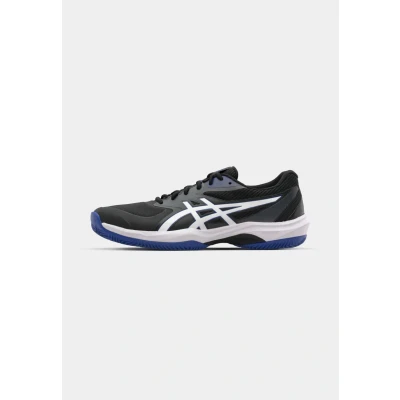 Image of Asics GAME FF Clay court tennis shoes, Men&#039;s, Size: 6, Black/white shoes