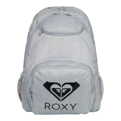 Image of Roxy Women&#039;s Shadow SWELL Solid Logo Backpack, Heritage Heather, One Size