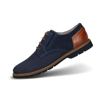 Image of Bugatti CASIMIRO men&#039;s Casual Shoes in Blue