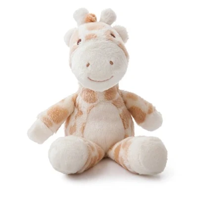 Image of Aurora, 60616, Baby Gigi Giraffe Rattle, Soft Toy, Brown