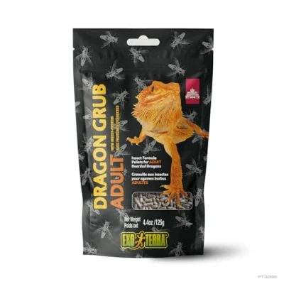 Image of Exo Terra Dragon Grub for Adult Bearded Dragons 125g