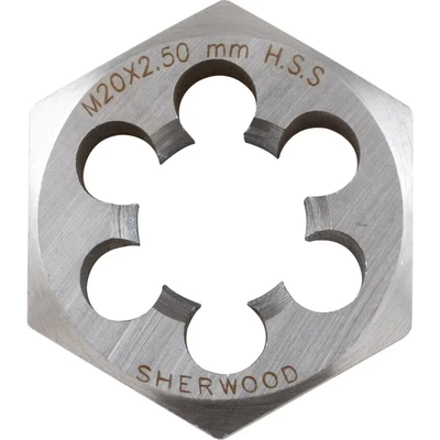 Image of Sherwood 20X2.50MM HSS Hexagon Die Nut