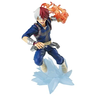 Image of BANDAI SPIRITS Ichibansho My Hero Academia Shoto Todoroki (Mortal Combat) Collectible Figure