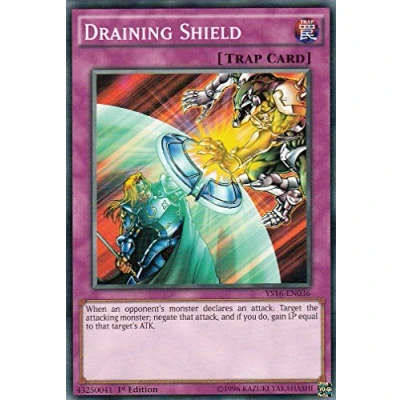 Image of YuGiOh YS16 EN036 Draining Shield 1st Edition Common Card (Yuya)