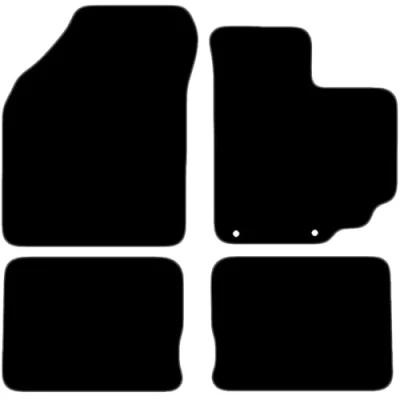 Image of Carsio Carpet Car Mats For Suzuki Celerio 2014+ Onwards Tailored Fit Floor Mat Set Complete Accessory Black Custom Fitted All Weather, Anti Slip Backing &amp; Grey Trim