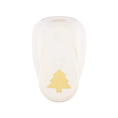 Image of Vaessen Creative Craft Paper Punch Fir Tree 4,5 x4,6 cm Circle Cutter for Crafting and Card Making