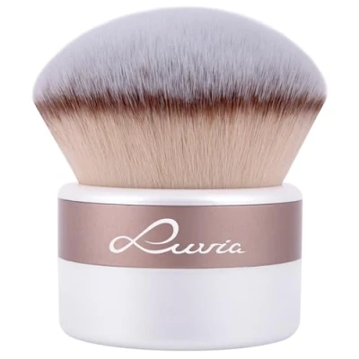 Image of XXL Kabuki Brush Luvia, Powder Make Up Brush, for the Face, Bronzer, Blush, Contour, Highlighter, Vegan Cosmetic Elegance
