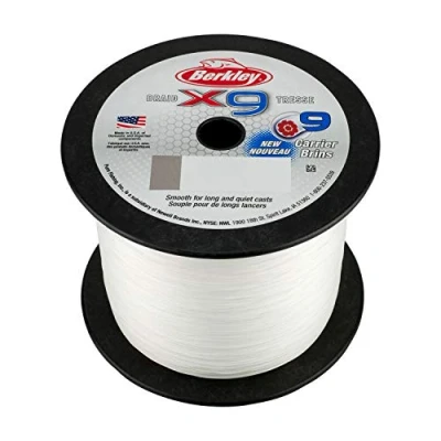 Image of Berkley x9 Braided line Crystal 2000m 0.25mm (27kg) fishing