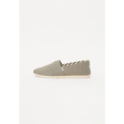 Image of TOMS Alpargata Classic Espadrilles, Men&#039;s, Size: 8.5, Grey Textile