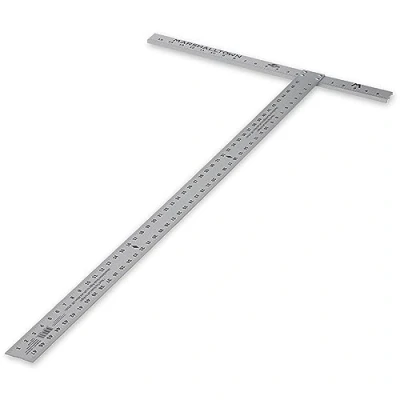 Image of Marshalltown 27 47.7/8 inch Drywall T Square, Silver,Black