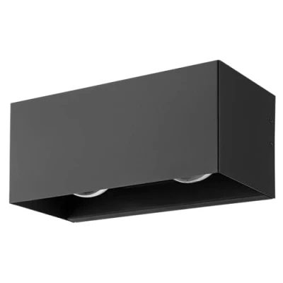 Image of EGLO Lesmo LED outdoor wall light up and downlight