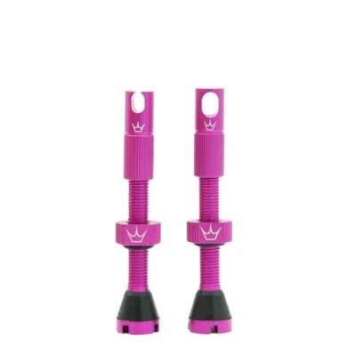 Image of Peaty&#039;s X Chris King MK2 Tubeless Valves Presta Integrated Spoke Key &amp; Valve Core Removal Caps, Mountain Bike, Road Gravel Bicycle Tyre, Insert Compatible, 7075 Aluminium 60mm, Punch