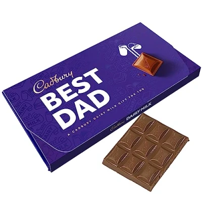 Image of Cadbury Best Dad Dairy Milk Chocolate Bar With Gift Envelope