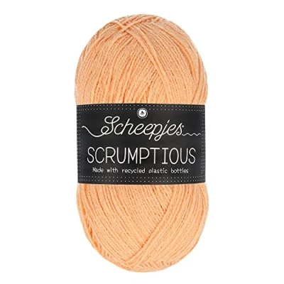 Image of Scheepjes Scrumptious 332 Orange Cheesecake Yarn 1x100g