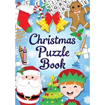 Image of 2 X HENBRANDT 12 Mini Christmas Puzzle Activity Books A6 Girl or Boys Party Bag Fillers by Book