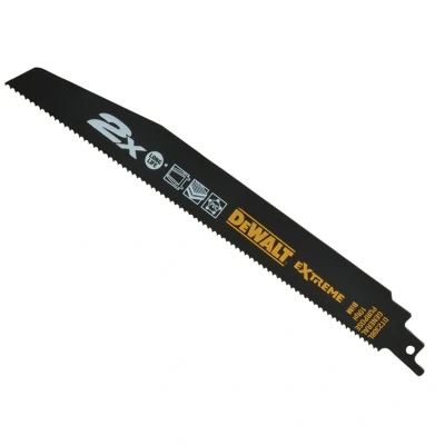 Image of Dewalt DT2308L QZ Reciprocating Blades, 228 mm, Set of 5 Pieces , Black