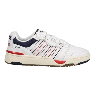 Image of K Swiss Mens Si 18 Rival Trainers White Size UK 7