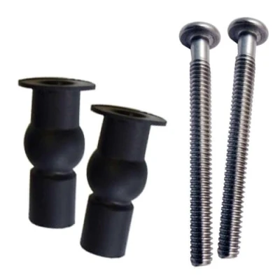Image of Top Fix Toilet Seat Grommet Set Black