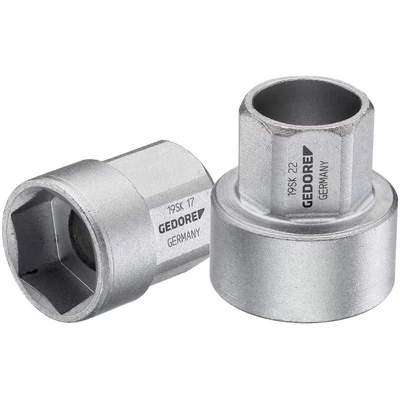 Image of Gedore 19SK10 210 x 24 mm 6 Hex Screws Socket Silver