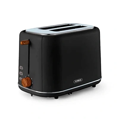 Image of Tower Scandi 2 Slice 7 slice(s) 800 W Black