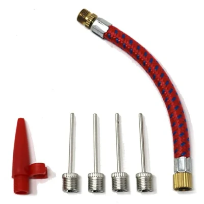 Image of fiXte 6 Piece Pump Adaptor Set Kit Needles Bicycle Mountain Bike Airbed Ball Football Rugby Hand Speed Air Inflation Needle Valve Accessories