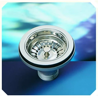 Image of lira 1945.040 Universal Basketball Fleet Without Too Full for Sinks, Stainless Steel, FORO Ø90 USCITA 1½&quot;Gas