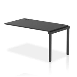 Image of Impulse Bench Single Row Ext Kit 1400 Black Frame Desk