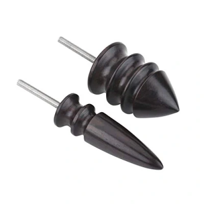 Image of 2 Pcs Leather Burnisher Bits Pointed Tip and Multi Grooved Burnishing Tips Edge Slicker Polished Drill Leathercraft Carving Tool for Electric Dremel Rotary Tools