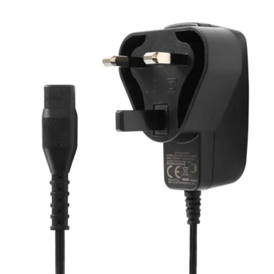 Image of Reliapart 3 Pin UK Mains Plug Window Vacuum Cleaner Battery Charger for Karcher WV1 Vac Series