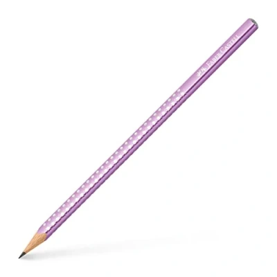 Image of Faber Castell Graphite Pencil Sparkle Violet Metallic