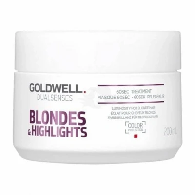 Image of Goldwell Dualsenses Blondes &amp; Highlights Anti Yellow 60sec Treatment, 500ml