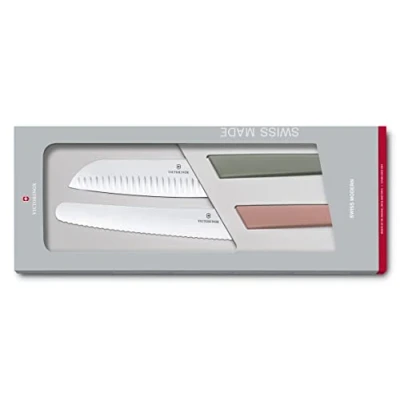 Image of Victorinox Swiss Modern Colour 2 Piece Kitchen Set Multcoloured (6909622G)