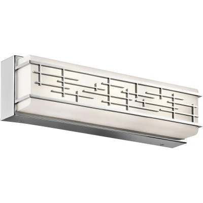 Image of Zolon LED Bathroom Medium Wall Light Chrome IP44