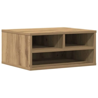Image of vidaXL Printer Stand Artisan Oak 49x40x22,5 cm Engineered Wood