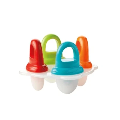 Image of Nuby Fruitsicles Frozen Puree Moulds with Easy Grip Handles Soothing Teether Suitable from 6 Months Plus