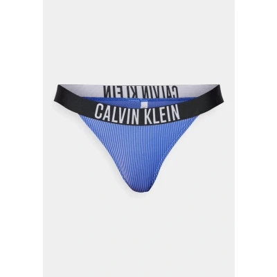 Image of Calvin Klein Swimwear Brazilian Bikini bottoms, Women&#039;s, Size: Medium, Sapphire blue