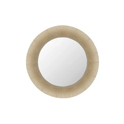 Image of Kartell All Saints Specchio Metal, Yellow, 78 x 4 cm