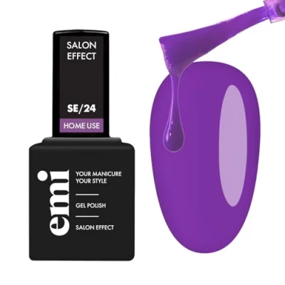 Image of EMI Salon Effect Velvet Royale HEMA free gel polish long lasting color home use UV/LED/CCFL lamp 9 ml