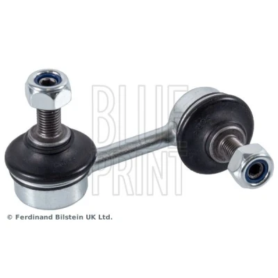 Image of 52321S7A003 Anti roll bar link BLUE PRINT ADH28549 Rear Axle Left 75mm M10 x 1,25 with nuts Steel silver