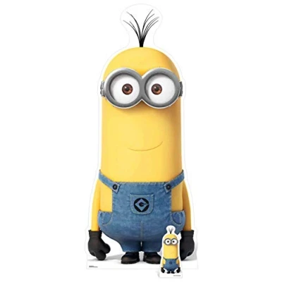 Image of STAR CUTOUTS SC1035 Kevin Tall Minion Despicable Me for Fans, Parties and Collectors Height 180cm, Solid, Regular