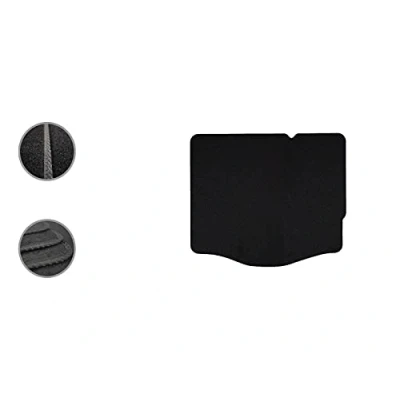 Image of Car Mat Co Tailored Fit Black Carpet Boot for Ford Focus 2011 18 [Hatchback]
