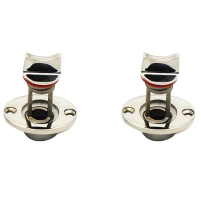 Image of Piuusngy 2X Stainless Steel Boat Drain Plug Bung Hole Drainage Marine Dinghy Garboard Hardware Accessories,Red Gasket