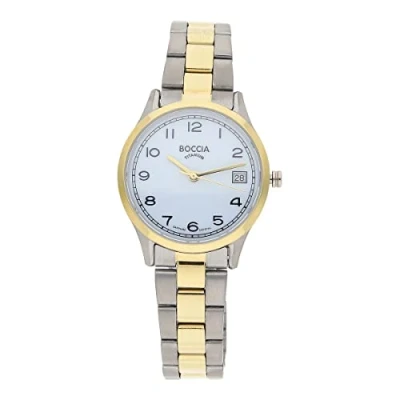 Image of Boccia Men Analog Quartz Watch with Titanium Strap 3324 02