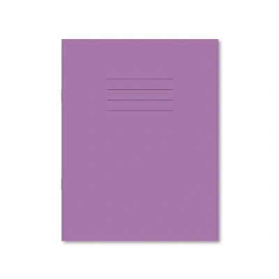 Image of Hamelin Exercise Book 229x178 48P 75G PLAIN TOP / 15mm BOTTOM PURPLE, 100 Pack