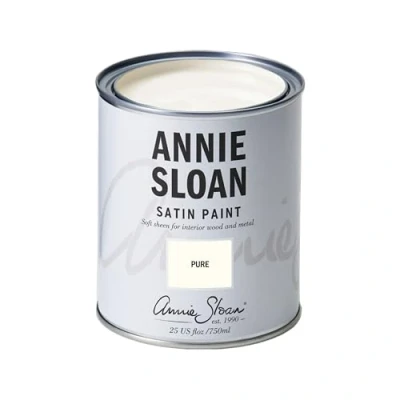 Image of Annie Sloan Satin Paint 750ml (Pure)